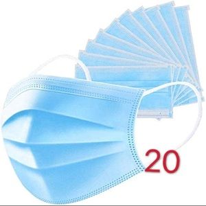 Ship Same Day!20 Face Masks.